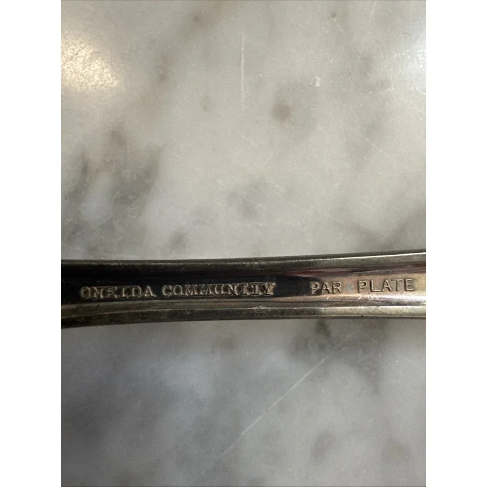 Oneida Community PRIMROSE Silverplate Serving Spoons-Tablespoons Set Of 3